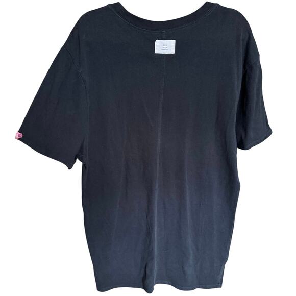 Essentials Fear Of God FOG Oversized Tee Shirt Split Hem Crewneck Black Size XL - Picture 4 of 10